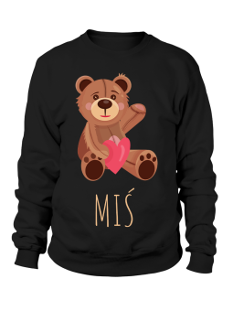 Bluza Męska Miś z Sercem - Śmieszne T-Shirty z Nadrukami ?