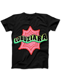 Koszulka Koszulka Damska Łobuziara Czarna - Prezent na Dzień Babci ?