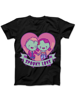 Koszulka Koszulka Damska Spooky Love Czarna - Prezent na Dzień Babci ?