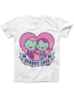 Koszulka Koszulka Damska Spooky Love Biała - Prezent na Dzień Babci ?