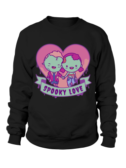 Bluza Męska Spooky Love - Śmieszne T-Shirty z Nadrukami ?