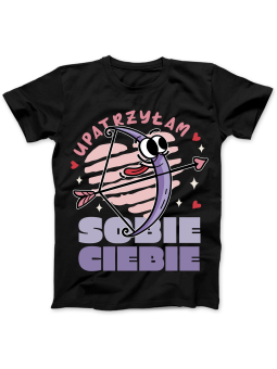 Koszulka Koszulka Damska Upatrzyłam Sobie Ciebie Czarna - Prezent na Dzień Babci ?