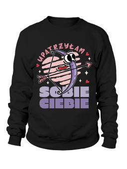 Bluza Damska Upatrzyłam Sobie Ciebie Czarna - Śmieszne T-Shirty z Nadrukami ?