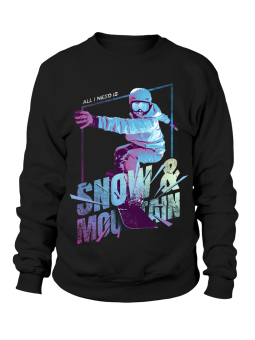 Bluza Damska Snow and Moutain Czarna - Śmieszne T-Shirty z Nadrukami ?