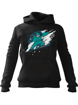 Bluza Damska z kapturem Snowboard Szkielet Czarna - Modna Odzież z Nadrukami ?