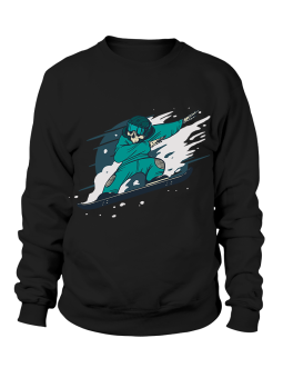 Bluza Męska Snowboard Szkielet - Śmieszne T-Shirty z Nadrukami ?