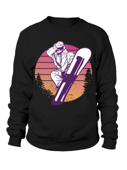 Bluza Damska Snowboard Man - Śmieszne T-Shirty z Nadrukami ?