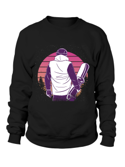 Bluza Męska Snowboarder Zachód - Śmieszne T-Shirty z Nadrukami ?