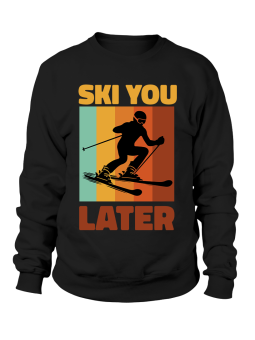 Bluza Męska Ski You Later - Śmieszne T-Shirty z Nadrukami ?