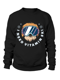 Bluza Damska Vitamin Ski - Śmieszne T-Shirty z Nadrukami ?