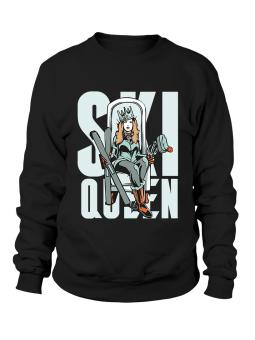 Bluza Damska Ski Queen - Śmieszne T-Shirty z Nadrukami ?