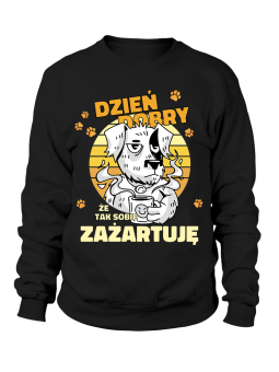 Bluza Damska Żart Dzień Dobry - Śmieszne T-Shirty z Nadrukami ?