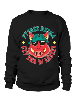 Bluza Damska Pytasz Dzika - Śmieszne T-Shirty z Nadrukami ?