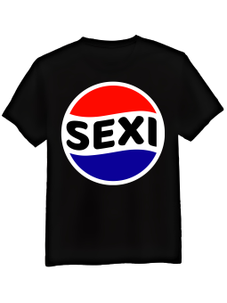 Koszulka Koszulka Męska Sexi Czarna - Śmieszne T-Shirty z Nadrukami ?