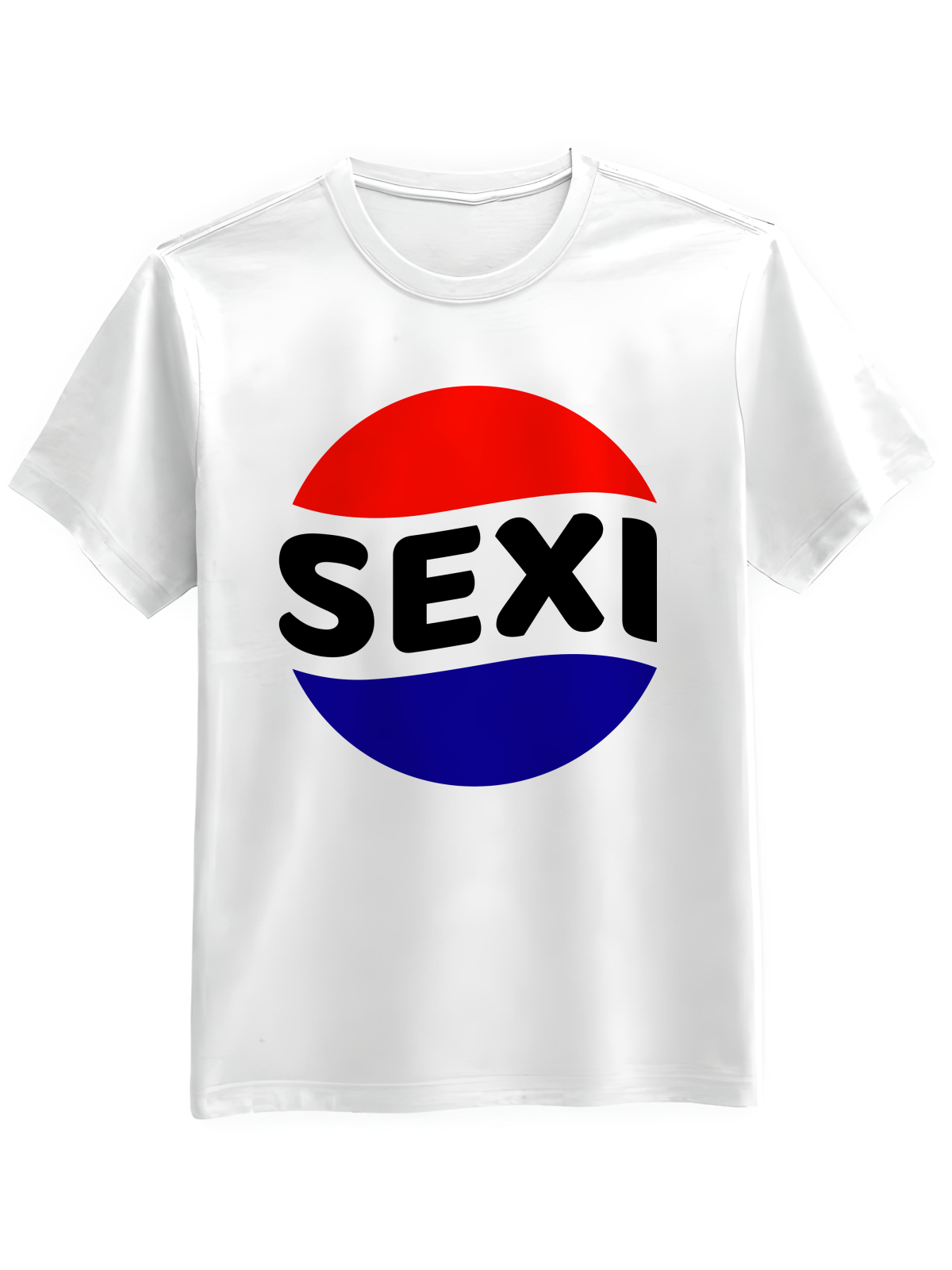 Koszulka Koszulka Męska Sexi Biała - Śmieszne T-Shirty z Nadrukami ?