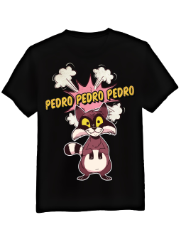 Koszulka Koszulka Męska Pedro Czarna - Śmieszne T-Shirty z Nadrukami ?
