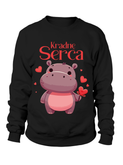 Bluza Męska Kradnę Serca - Śmieszne T-Shirty z Nadrukami ?