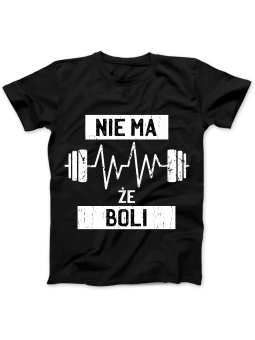 Koszulka Koszulka Damska Nie Ma Że Boli Czarna - Prezent na Dzień Babci ?