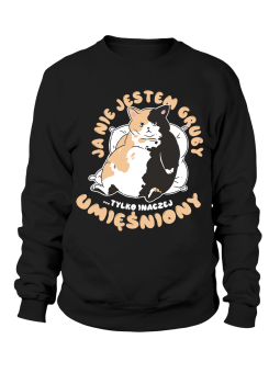 Bluza Męska Inaczej Umięśniony - Śmieszne T-Shirty z Nadrukami ?