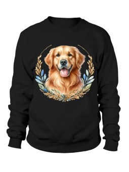 Bluza Damska Malowany Golden Retriver - Śmieszne T-Shirty z Nadrukami ?