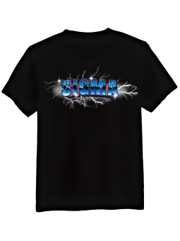 Koszulka Koszulka Męska Sigma Czarna - Śmieszne T-Shirty z Nadrukami ?