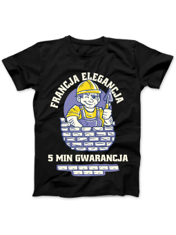 Koszulka Koszulka Damska Francja Elegancja Czarna - Śmieszne T-Shirty z Nadrukami ?