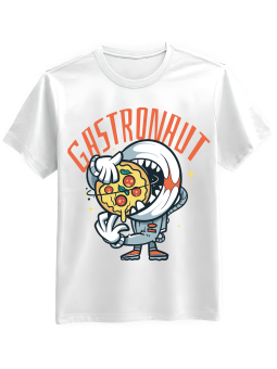 Koszulka Koszulka Męska Gastronaut Biała - Śmieszne T-Shirty z Nadrukami ?