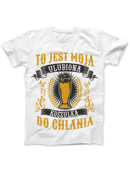 Koszulka Koszulka Damska Ulubiona Koszulka Do Chlania Biała - Śmieszne T-Shirty z Nadrukami ?