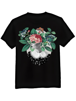 Koszulka Koszulka Męska Retro Kolaż Kobieta Czarna - Śmieszne T-Shirty z Nadrukami ?