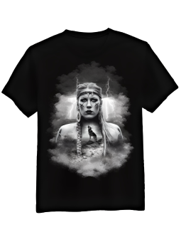 Koszulka Koszulka Męska Viking Woman Czarna - Śmieszne T-Shirty z Nadrukami ?