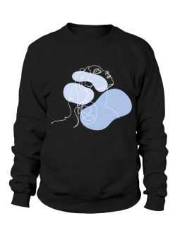 Bluza Damska Kobieta Lineart I - Śmieszne T-Shirty z Nadrukami ?