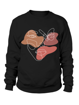 Bluza Damska Kobieta Lineart III - Śmieszne T-Shirty z Nadrukami ?