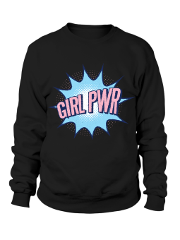 Bluza Damska Girl PWR - Śmieszne T-Shirty z Nadrukami ?