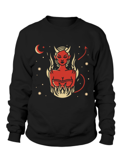 Bluza Damska Devil Woman - Śmieszne T-Shirty z Nadrukami ?