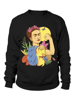 Bluza Damska Frida Kahlo Power - Śmieszne T-Shirty z Nadrukami ?