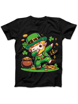 Koszulka Koszulka Damska Dzień Świętego Patryka Czarna - Śmieszne T-Shirty z Nadrukami ?