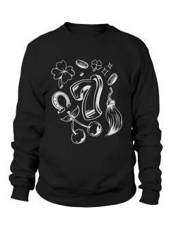 Bluza Damska Symbole Szczęścia - Śmieszne T-Shirty z Nadrukami ?