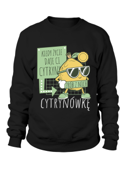 Bluza Męska Zrób Cytrynówkę - Śmieszne T-Shirty z Nadrukami ?