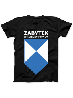 Koszulka Koszulka Damska Zabytek Chroniony Czarna - Śmieszne T-Shirty z Nadrukami ?