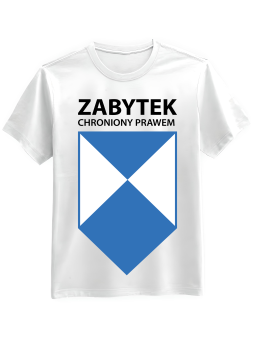 Koszulka Koszulka Męska Zabytek Chroniony Biała - Śmieszne T-Shirty z Nadrukami ?