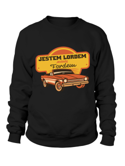 Bluza Damska Jestem Lordem Jeżdżę Fordem - Śmieszne T-Shirty z Nadrukami ?