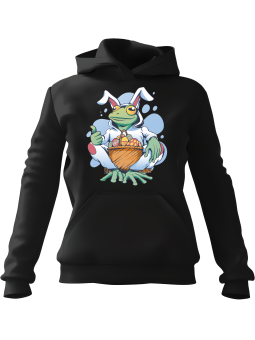 Bluza Męska z kapturem Wielkanocna Żaba - Śmieszne gadżety z Nadrukami ?