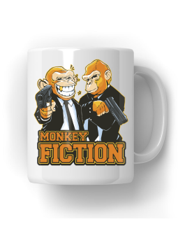 Kubek Monkey Fiction - HiPanda! Śmieszne Prezenty z Nadrukami ?