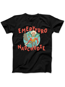 Koszulka Koszulka Damska Emeryturo Nadchodzę Czarna - Śmieszne T-Shirty z Nadrukami ?