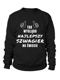 Bluza Męska Tak Wygląda Najlepszy Szwagier - Śmieszne T-Shirty z Nadrukami ?