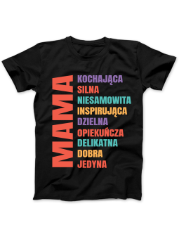 Koszulka Damska Mama Jaka Jest