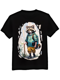 Koszulka Męska Szop Wędrowiec