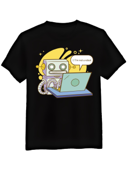 Koszulka Męska Im Not a Robot