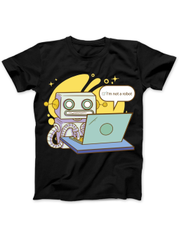 Koszulka Koszulka Damska Szop z Gitarą Czarna - Śmieszne T-Shirty z Nadrukami ?