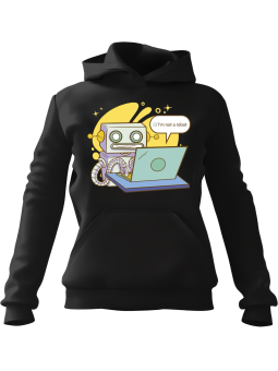 Bluza Damska z kapturem Freedom Spirit Czarna - Modna Odzież z Nadrukami ?